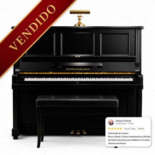 Piano vertical Zeitter & Winkelmann vendido por BrunoBrunoPianos.